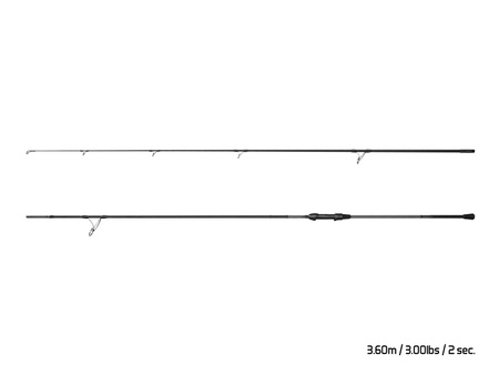 Delphin CorsaBLACK NERO 360cm/3lbs/3 składy Delphin (101005816)