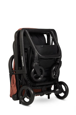 Easywalker Miley² Kompaktowy wózek spacerowy z torbą transportową Sunset Red