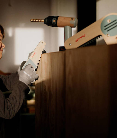 Drewniana wiertarko-wkrętarka Brico'kids, Janod