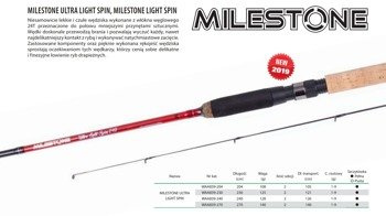 MILESTONE ULTRA LIGHT SPIN 230 c.w. 1-9g MIKADO WAA839-230