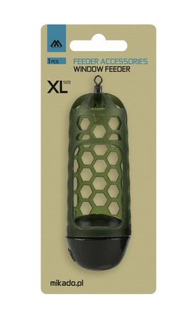 KOSZYCZEK ZANĘTOWY - WINDOW FEEDER - rozm. XL - 45G - op.1szt. MIKADO AMKZ-17-45