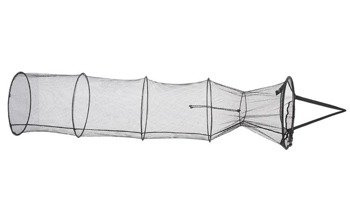 SIATKA NA RYBY, SADZ Z METALOWYMI OBRĘCZAMI wym. 40/35cm x 200cm MIKADO S17-4035-200