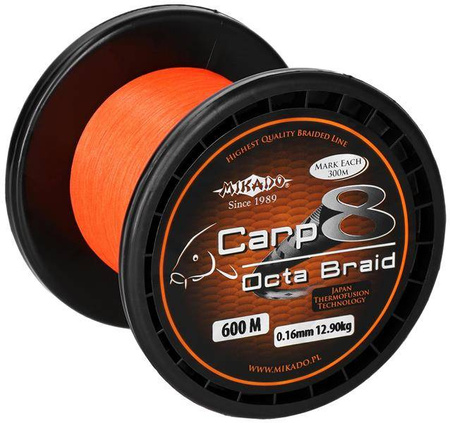 PLECIONKA CARP OCTA BRAID 016 ORANGE 600M MIKADO Z32O-016