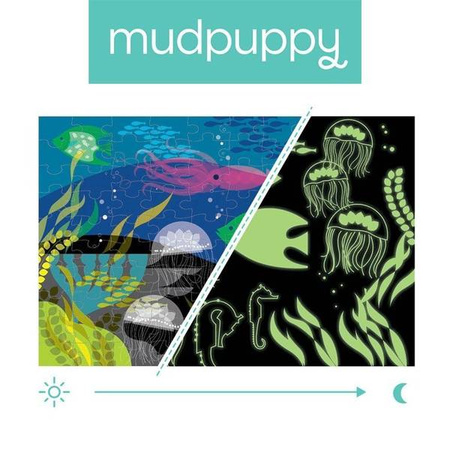Mudpuppy Puzzle świecące w ciemności Pod wodą 100 elementów 5+