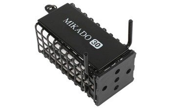 KOSZYCZEK ZANĘTOWY Z PAZUREM KWADRATOWY (25x30x44) 50g - CZARNY - op.10szt MIKADO AMKZ-01-50-B