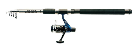 ZEST.WĘDKARSKI JAX. HAPPY WEEKEND WĘDKA 2,70 5-25G+KOŁOWROTEK+ŻYŁKA WJ-HWA27025