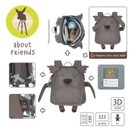 Lassig Plecak About Friends z magnesami Wombat Cali