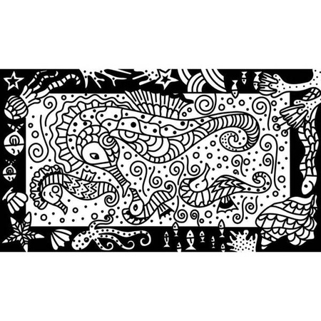 Zestaw kreatywny Magiczne kolorowanki wodne Ocean 7+, Janod