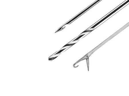 Zestaw igieł i wierteł fluo Delphin T-END Grip 3XF  Delphin (101003215)