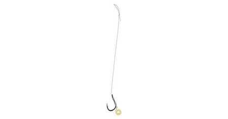 HACZYK DO METODY 10 cm Z GUMKĄ - haczyk z zadziorem: 4 / żyłka: 0.28 mm - op.8szt MIKADO HMFB12G-4