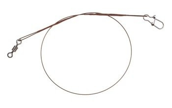 PRZYPON STALOWY Z KR. I AGR. 15/20/25cm - 10 kg - op.30 szt (BROWN) MIKADO ZG11-015-30