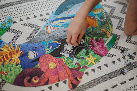 Mudpuppy Puzzle konturowe wieloryb Życie oceanu 300 elementów 7+