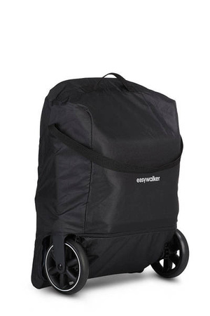 Easywalker Jackey Kompaktowy, samoskładający się wózek spacerowy z torbą transportową Steel Grey