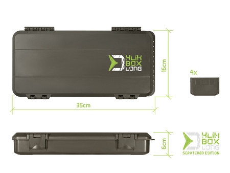 Organizer Delphin KlikBOX Long SCRATCHED EDITION  Delphin (101006490)