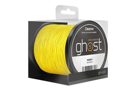 TONĄCA PLECIONKA KARPIOWA GHOST 4+1 / żółty 0,18mm 9,1kg 600m Delphin (101001084)