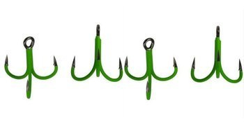 55957 - KOTWICE SUMOWE ANTYSTATYCZNE 4szt. MADCAT A-STATIC TREBLE 6X HOOKS - # 2/0 DAM