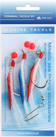 ZESTAW MORSKI - HAIR TUBE RIG - hak 3x6/0 MIKADO LS-C159