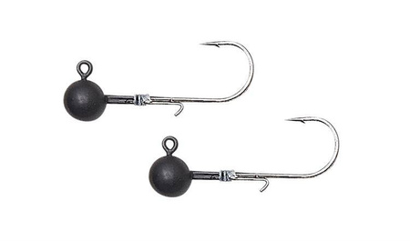 TUNGSTEN BALL JIGHEAD #1/0 10.6G MATT BLACK 2PCS Savage Gear (82283)