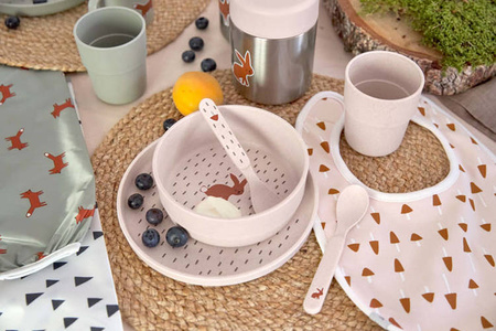 Lassig Zestaw 4 łyżeczek dla dzieci Little Forest Zajączek