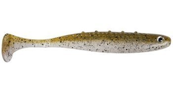 GUMA RIPPER Aggressor PRO - TINY TOAD 3,5"/8.5cm 3szt CLEAR/OLIVE black glitter black glitter DRAGON CHE-AG35D-20-255