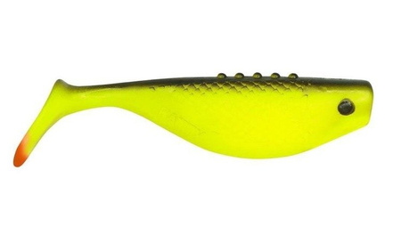 V-LURES Fatty 4"/10cm 3szt./bag SUPER YELLOW/BLACK red tail DRAGON CHE-FT40S-41-160