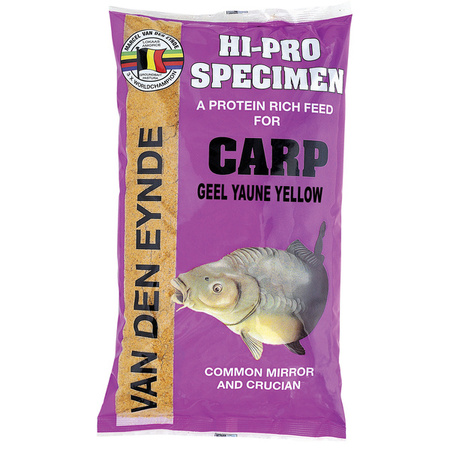Zanęta karpiowa MVDE Hi-Pro Carp Yellow 1kg Van Den Eynde EZ-CAY