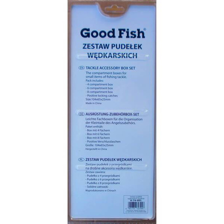 Zestaw pudełek na akcesoria GoodFish GoodFish A-74-001