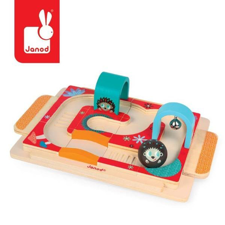 Układanka-tor dla kuli Jeżyk, Janod 