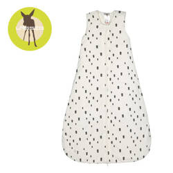Lassig Śpiworek o grubości 2,5 tog Cozy Home Bricks milky, rozm. 62-68 cm/3-6 miesięcy