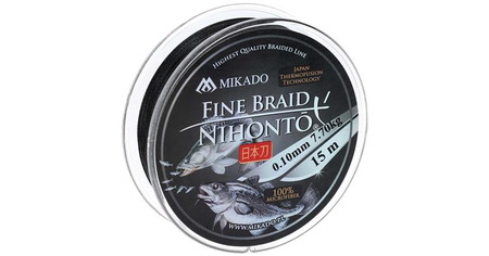 PLECIONKA NIHONTO FINE BRAID 023 BLACK 15M