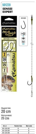 PRZYPONY KARPIOWE KAMATSU PRO CARP SENSEI EXPERT 6BLN/20cm 501220306