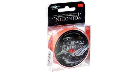 PLECIONKA NIHONTO FINE BRAID  016 ORANGE 15M