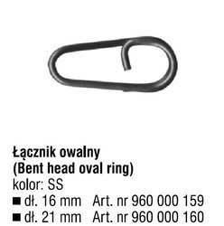 ŁĄCZNIK OWALNY K6026 21mm/28kg OP.2SZT TEAM CARP KONGER 960000160