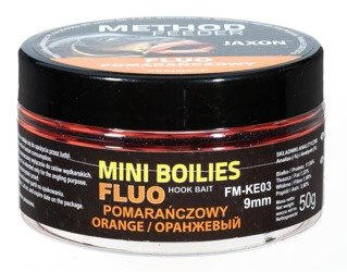 KULKI MINI FLUO METHOD FEEDER 9MM POMARAŃCZOWY 50G JAXON FM-KE03