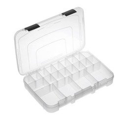 Pudełko z reg.21 przegródkami, 36,4x24,8x5cm, przezroczyste Panaro 74-Y-194