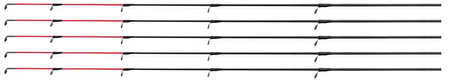 SZCZYTÓWKA WĘGLOWA UZBROJONA 3.1x500mm MIKADO WSWU-3.1