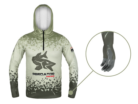 Bluza z kapturem Delphin UV ARMOR 50+ Predator XXL Delphin (101005495)