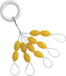 STOPERY SILIKONOWE XL EXTRA LARGE ŻÓŁTE 10X1SZT JAXON AC-342010