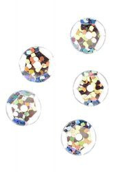 CEKINY ZŁOTE śr.6mm - SREBRNE - op.20szt. MIKADO AM-SUR-C01-6-S