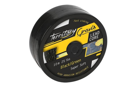 PRZYPON WIODĄCY GRAVIS LEADCORE BRĄZOWY 25LB - 10M MIKADO AMC-GL25B/B