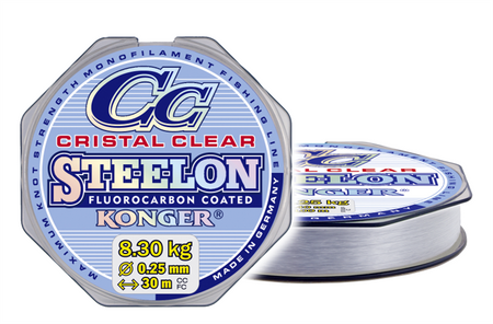 ŻYŁKA STEELON CRISTAL CLEAR FLUOROCARBON COATED 0.25/150 239150025