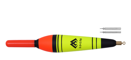 SPŁAWIK ŚWIECĄCY NA BATERIE PRZELOTOWY LED 3.0 + 2g - op.1szt MIKADO SMP-LED-07-3.0+2