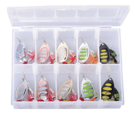 Zestaw obrotówek Savage Gear Rotex Spinner kit3 #2 & #3 10szt. w opak. (50724)