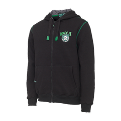 BADGE LOGO ZIP HOODIE XXL BLACK CAVIAR MADCAT (73799)