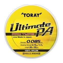 Żyłka Toray Ultimate PA 0.185mm, 50m Toray 54-TUL-185