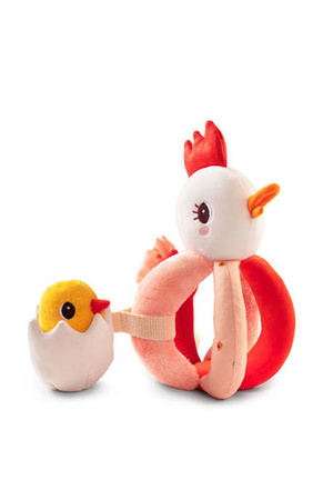 LILLIPUTIENS Grzechotka-chwytak Kokoszka Paulette 6 m+