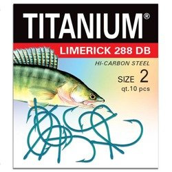 Haczyk Titanium LIMERICK (10 szt.), rozm. 2 Robinson 02-P-288DB-02