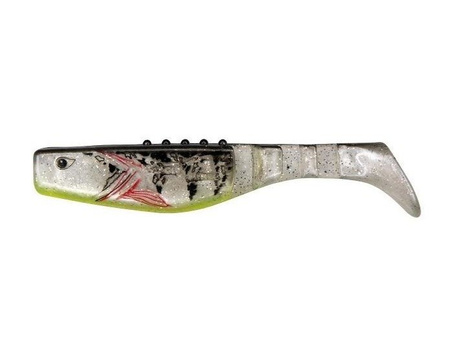 Ripper  Phantail print 5"/12.5cm 2szt./bag. silver glitter yellow/black-red pr. PEARL/BLACK DRAGON CHE-PT50T-01-111