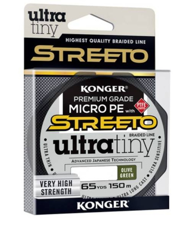 PLECIONKA NA OKONIE ULTRA TINY OLIVE GREEN 0,06mm/2,86kg 150m STREETO 216151006