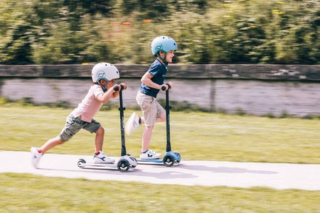 SCOOTANDRIDE Highwaykick 3 LED Hulajnoga składana ze świecącymi kółkami 3+ Steel